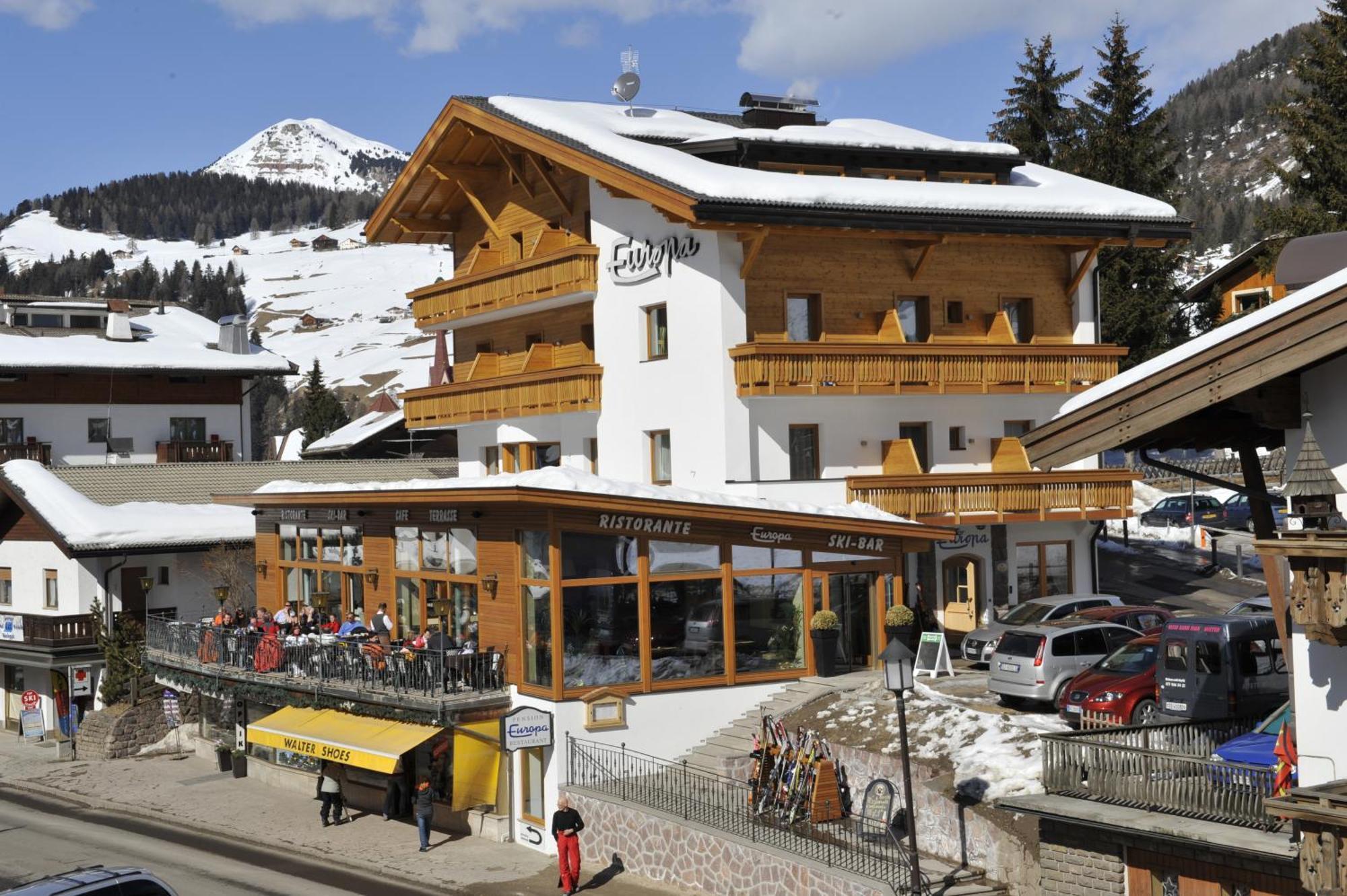 Hotel Europa Dolomites Selva di Val Gardena Dış mekan fotoğraf